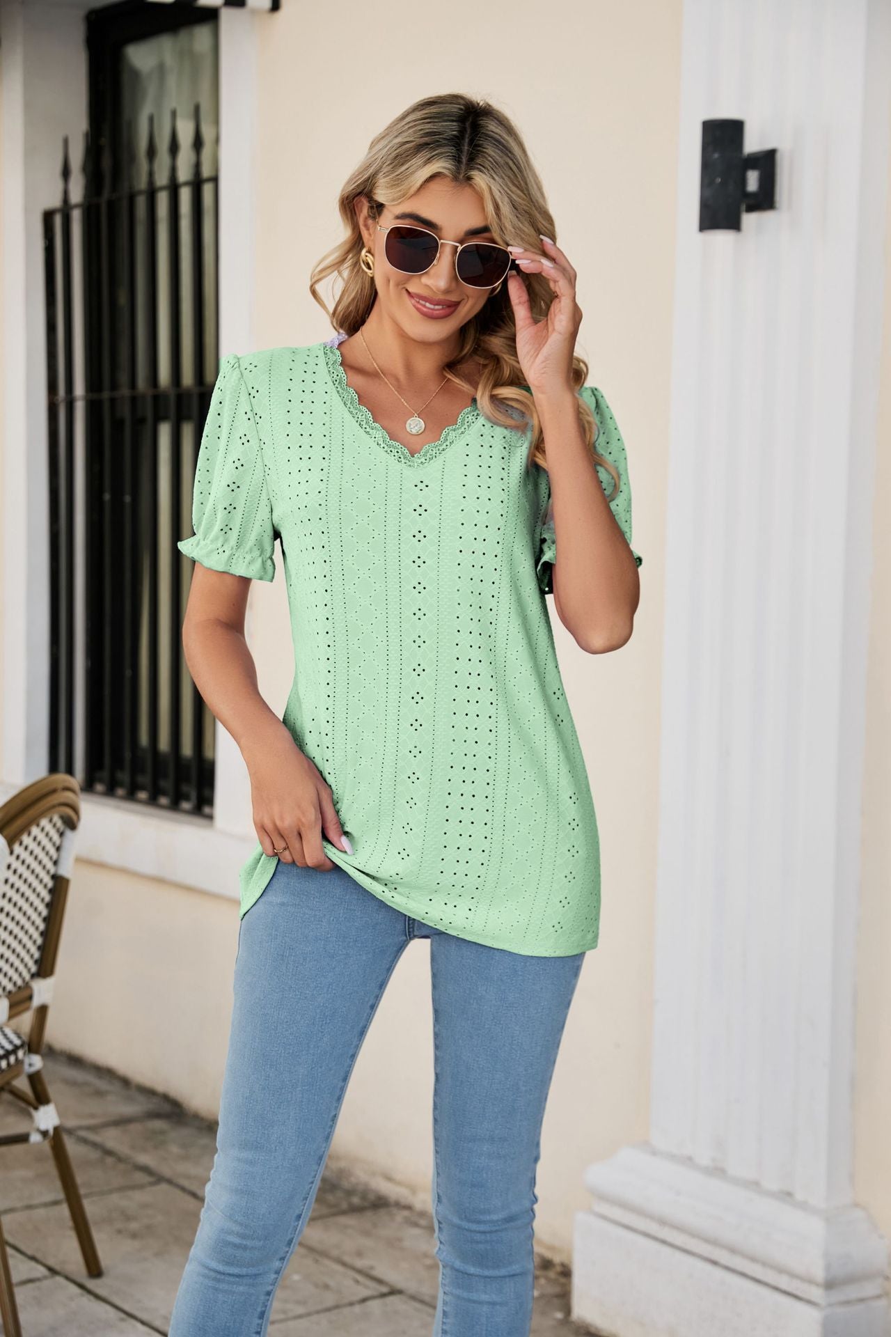 Loose Summer Nursing Blouse