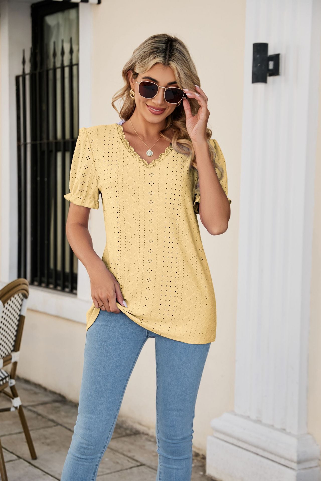 Loose Summer Nursing Blouse