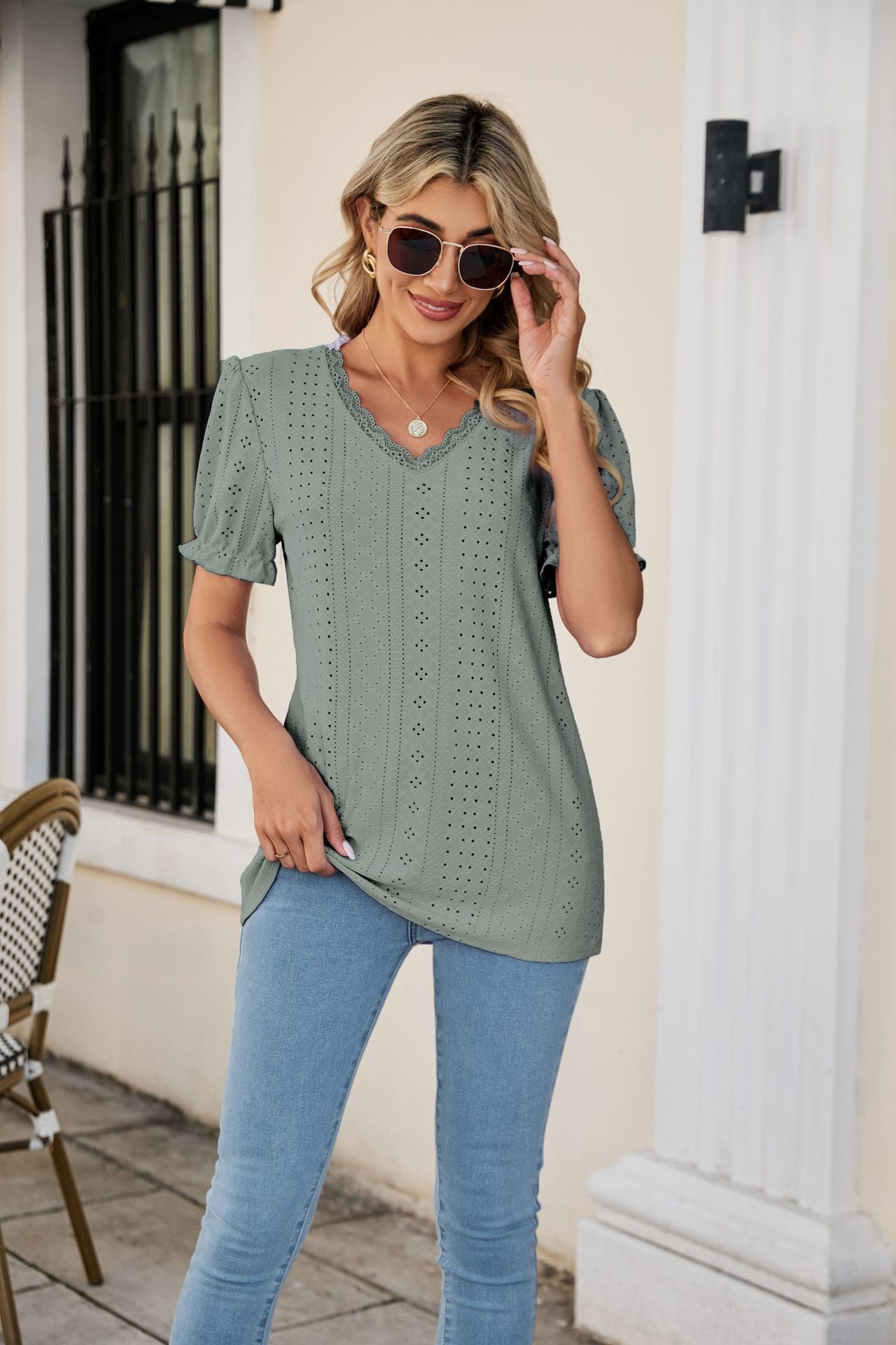 Loose Summer Nursing Blouse
