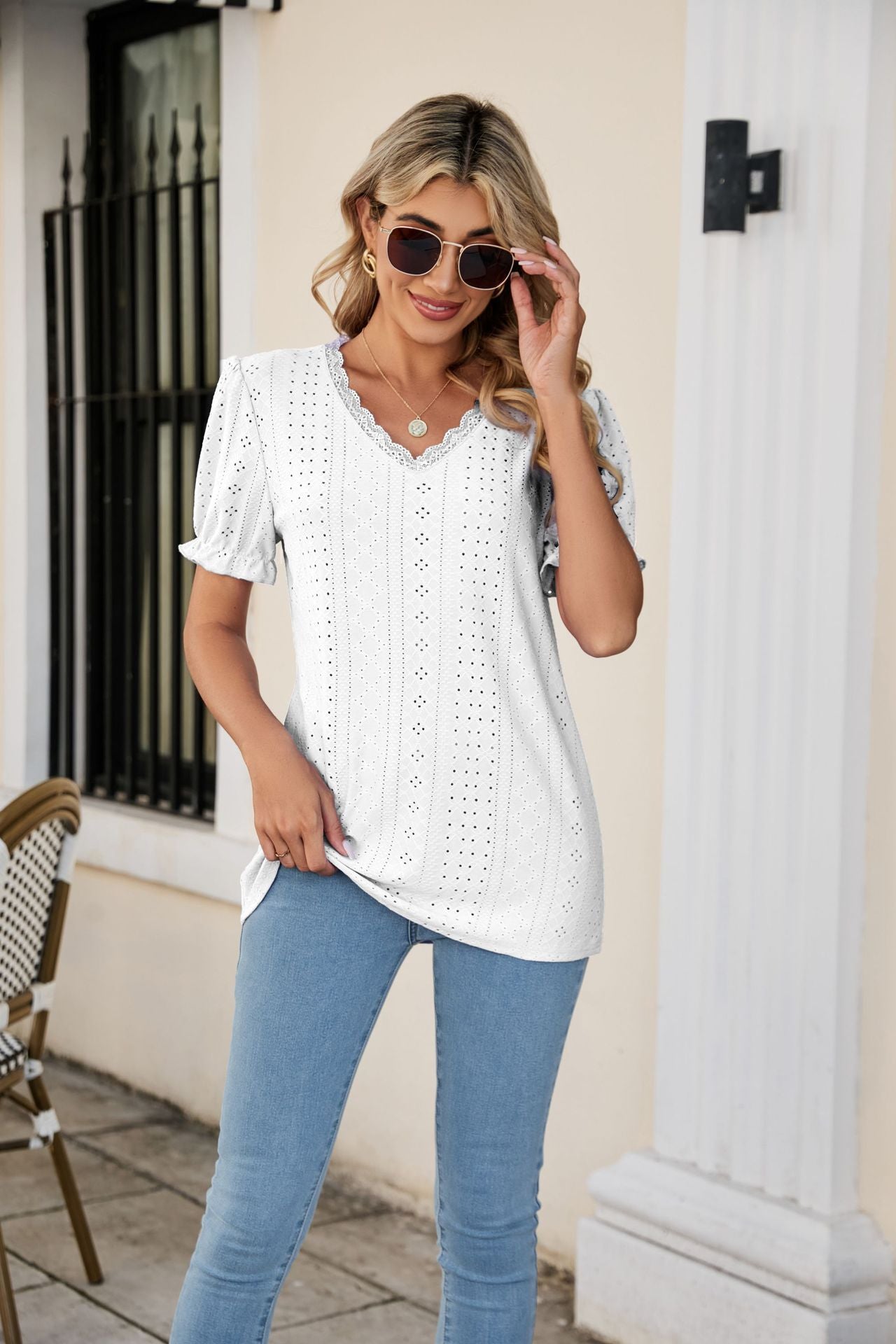Loose Summer Nursing Blouse