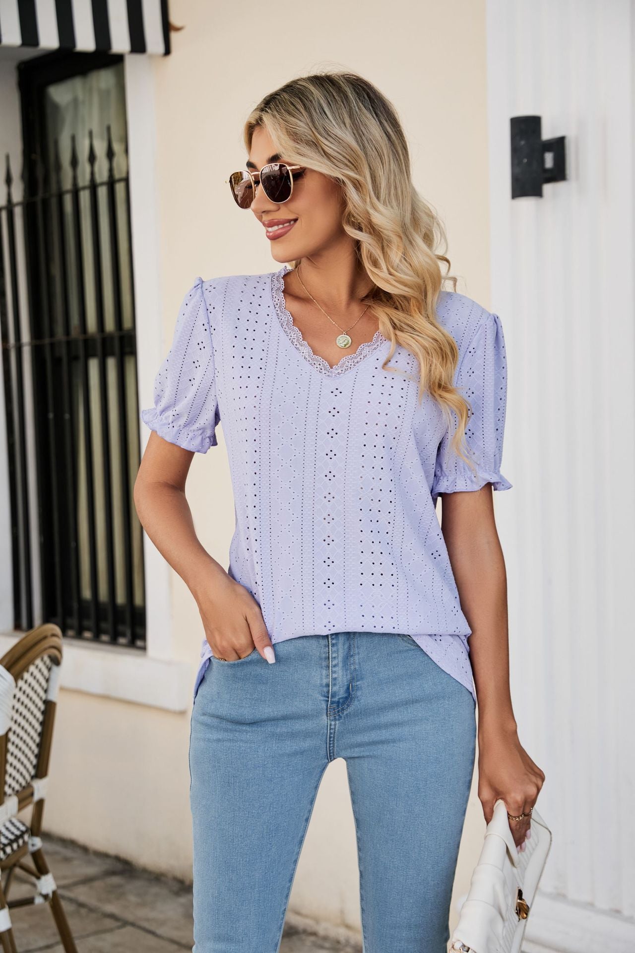 Loose Summer Nursing Blouse