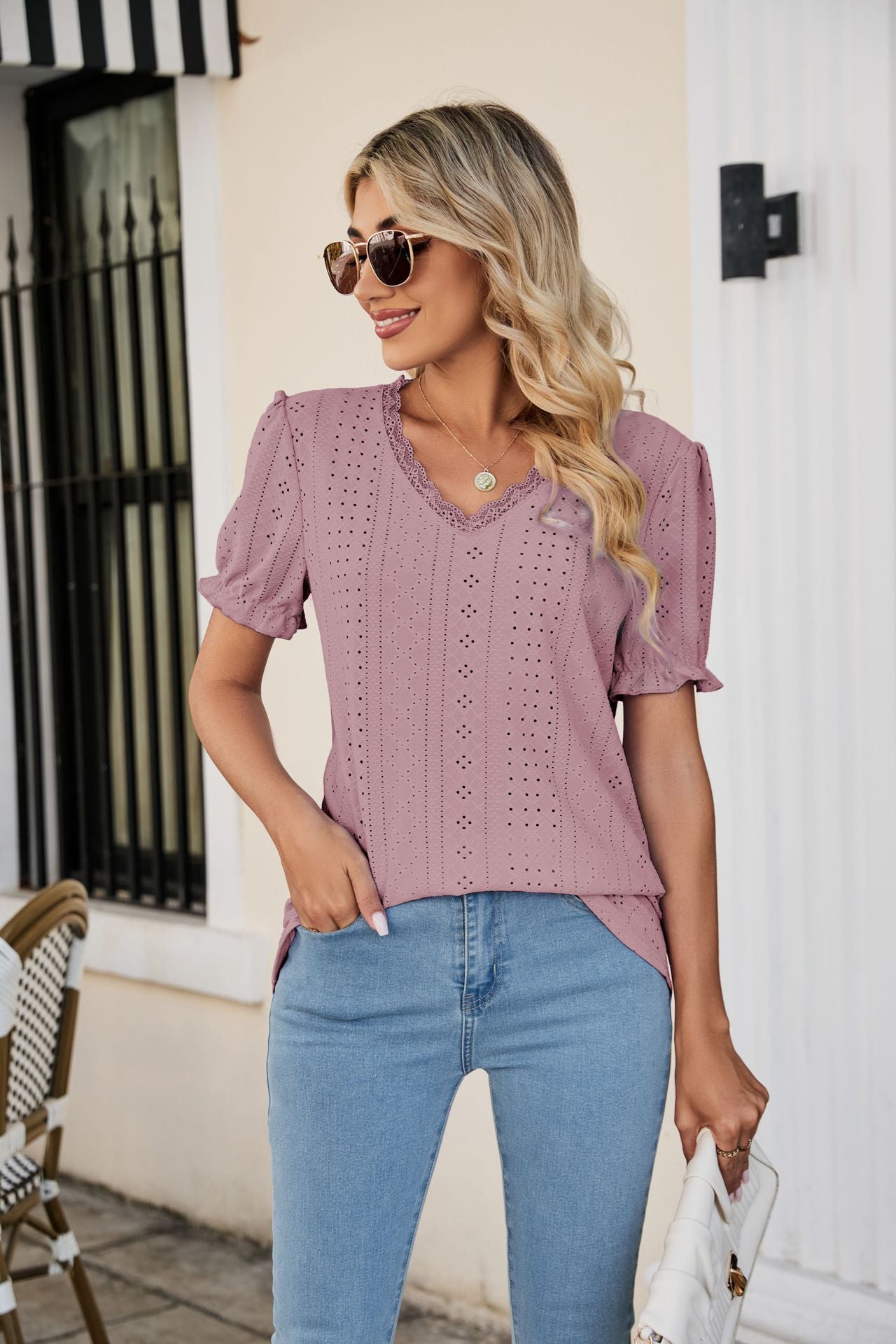 Loose Summer Nursing Blouse