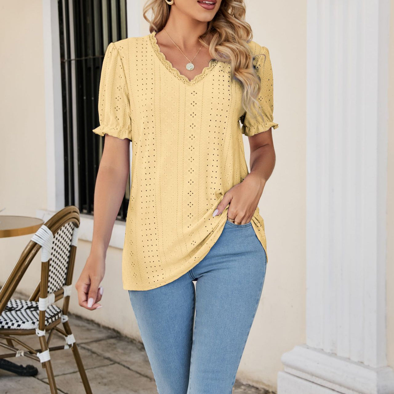 Loose Summer Nursing Blouse