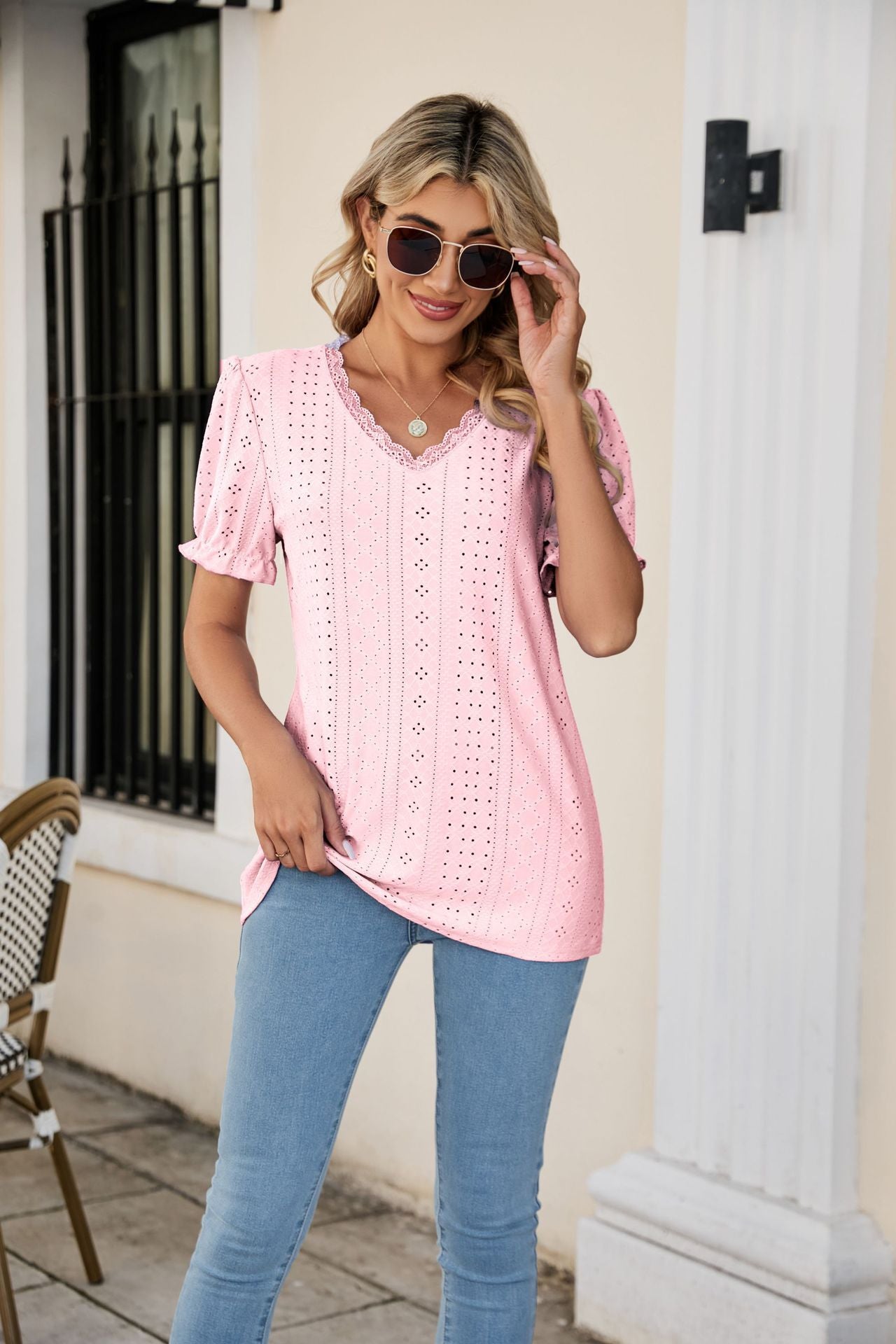 Loose Summer Nursing Blouse