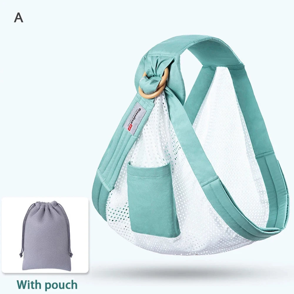 Multi-Position Cotton Baby Carrier – Soft, Supportive & Versatile for Moms and Babies