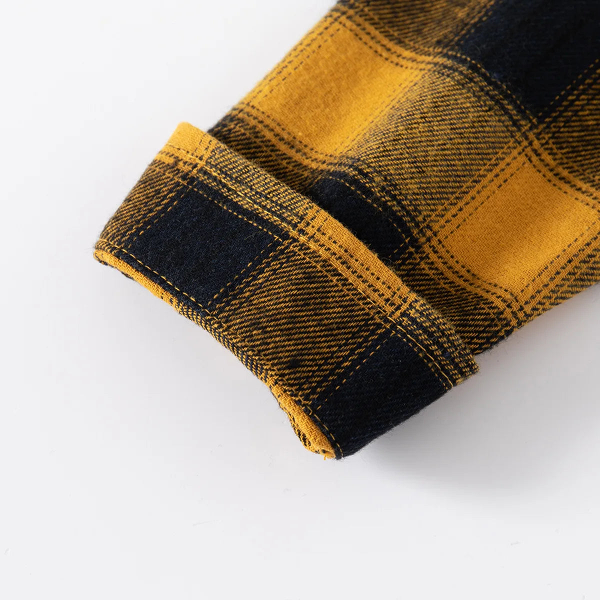 Boys’ Cotton Plaid Shirt – Classic Long Sleeve Button-Up for Kids