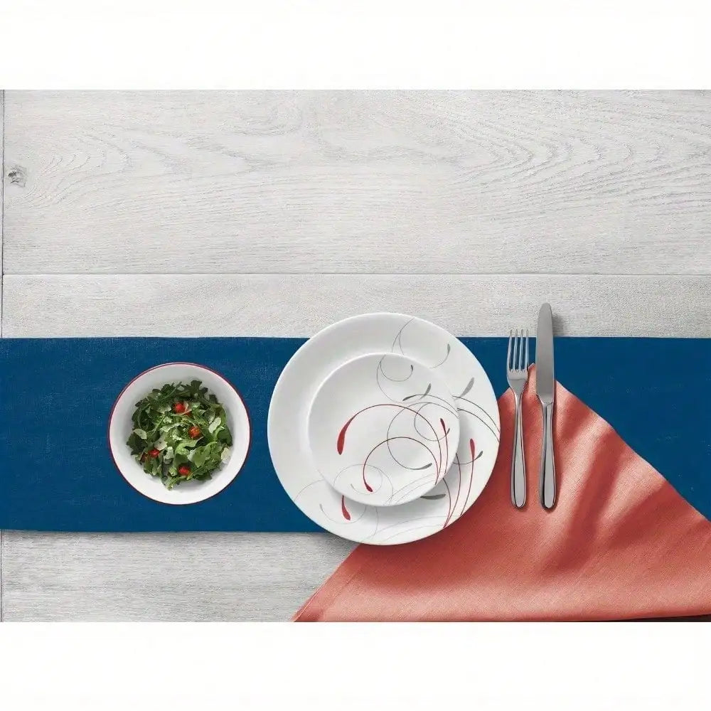 Round 12-Piece Dinnerware Set – Perfect for Gatherings, Gifts & Everyday Dining