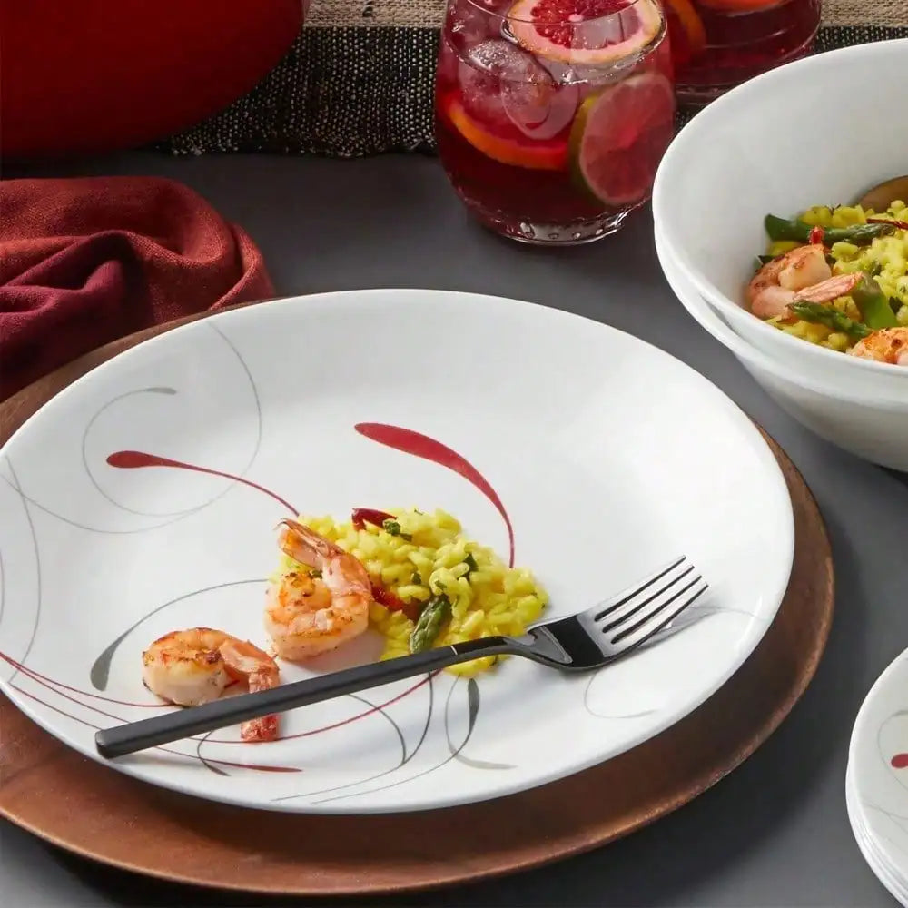 Round 12-Piece Dinnerware Set – Perfect for Gatherings, Gifts & Everyday Dining