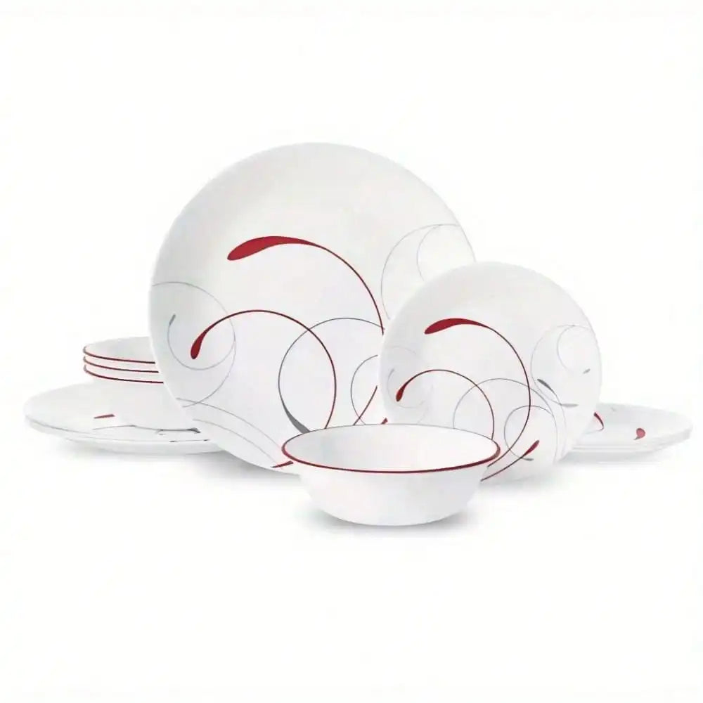 Round 12-Piece Dinnerware Set – Perfect for Gatherings, Gifts & Everyday Dining
