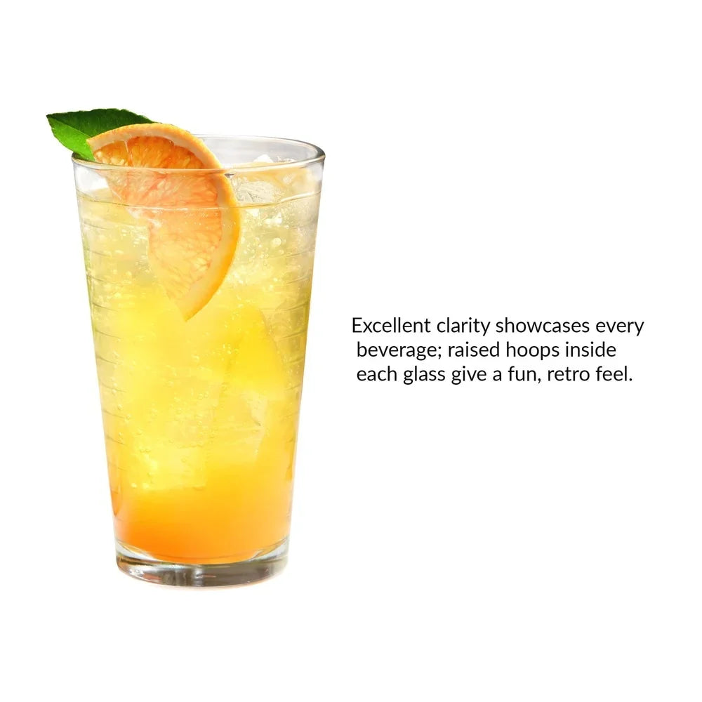 8-Piece High-Quality Drinking Glasses Set – Elegant, Durable & Perfect for Home, Bar & Parties