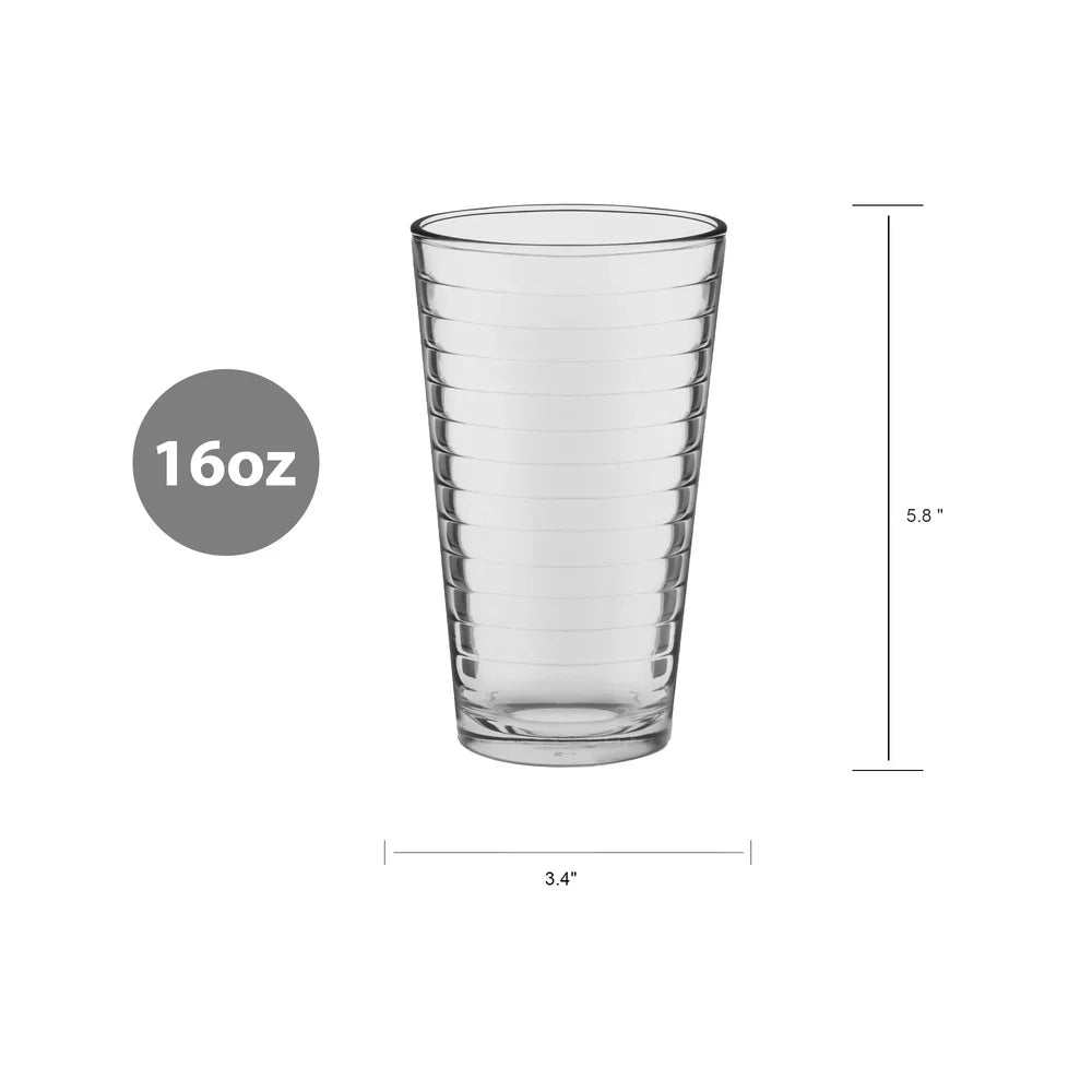 8-Piece High-Quality Drinking Glasses Set – Elegant, Durable & Perfect for Home, Bar & Parties