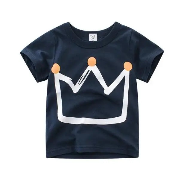 Kids Cartoon Cotton T-Shirt – Cute Summer Top for Boys & Girls (Ages 1.5–8 Years)