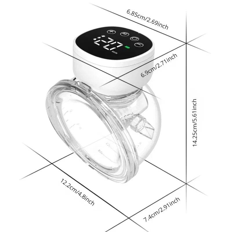 Wearable Electric Breast Pump – Hands-Free Double Suction for Modern Moms