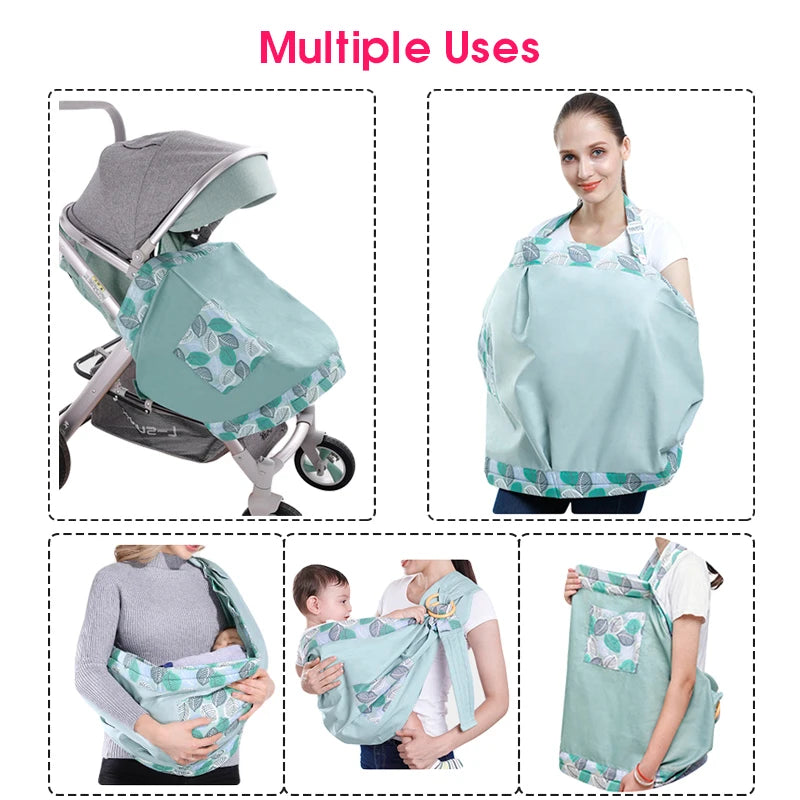 Multi-Position Cotton Baby Carrier – Soft, Supportive & Versatile for Moms and Babies