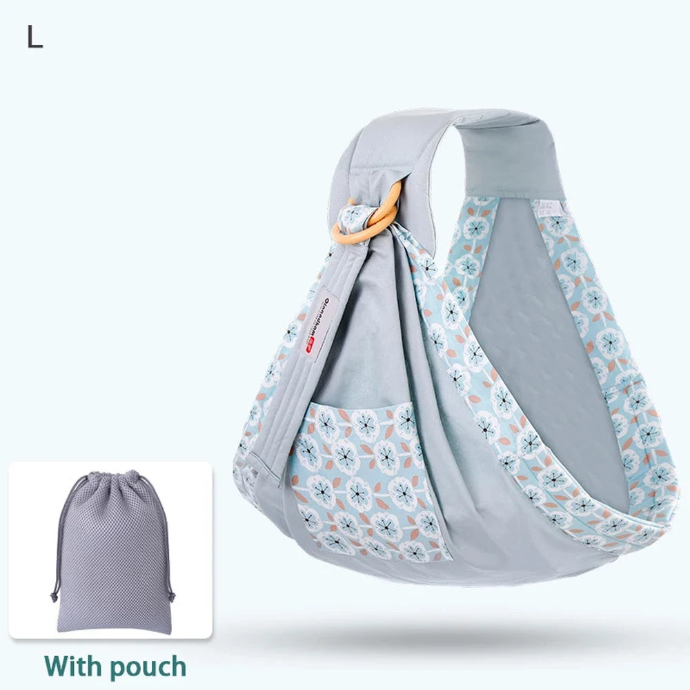 Multi-Position Cotton Baby Carrier – Soft, Supportive & Versatile for Moms and Babies