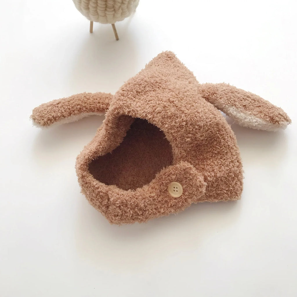 Cute Baby Winter Fleece Hat – Cozy Puppy Ears Bonnet for Kids