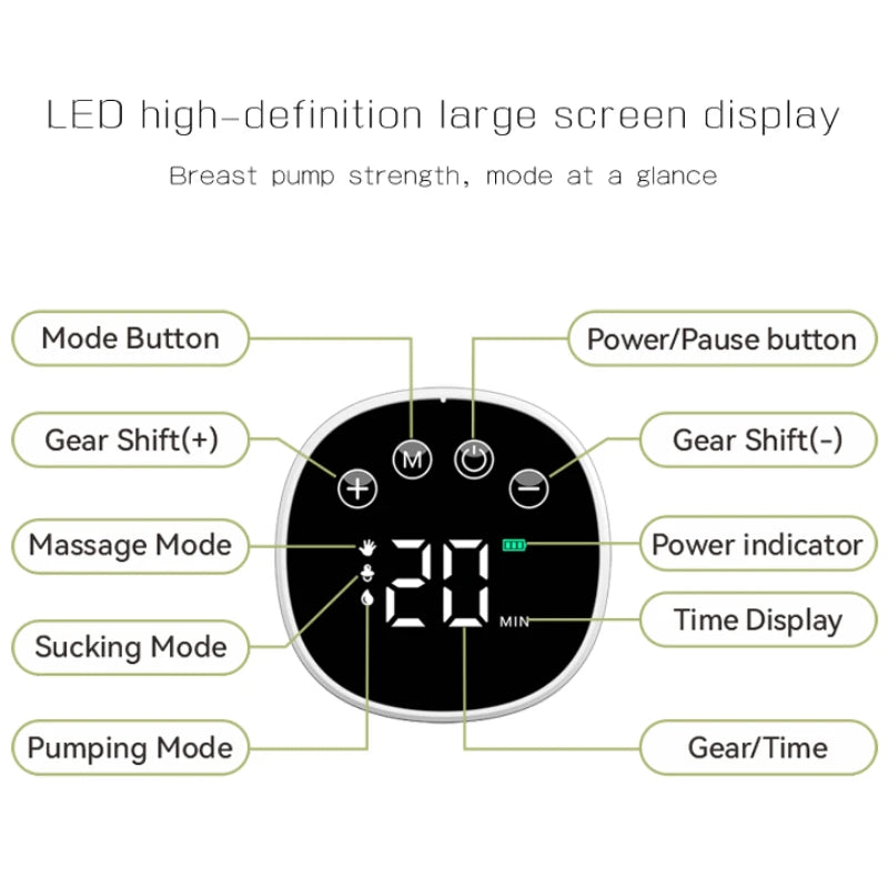 Wearable Electric Breast Pump – Hands-Free Double Suction for Modern Moms