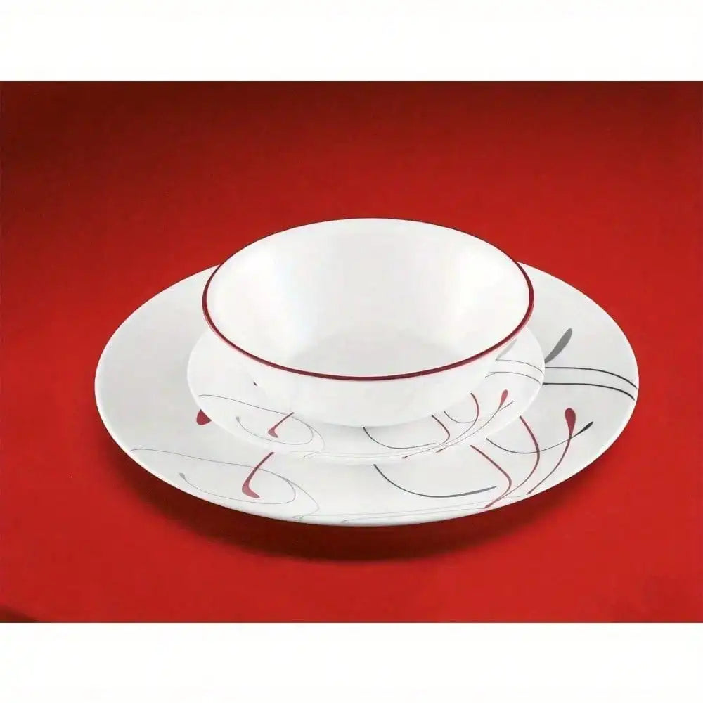 Round 12-Piece Dinnerware Set – Perfect for Gatherings, Gifts & Everyday Dining