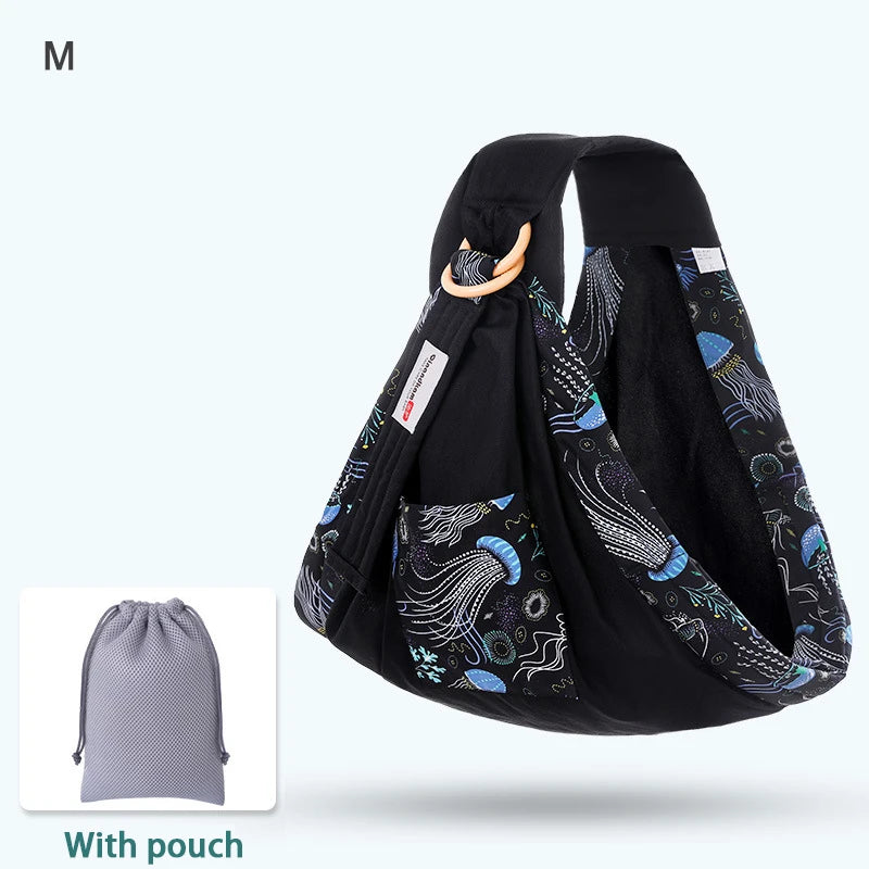 Multi-Position Cotton Baby Carrier – Soft, Supportive & Versatile for Moms and Babies