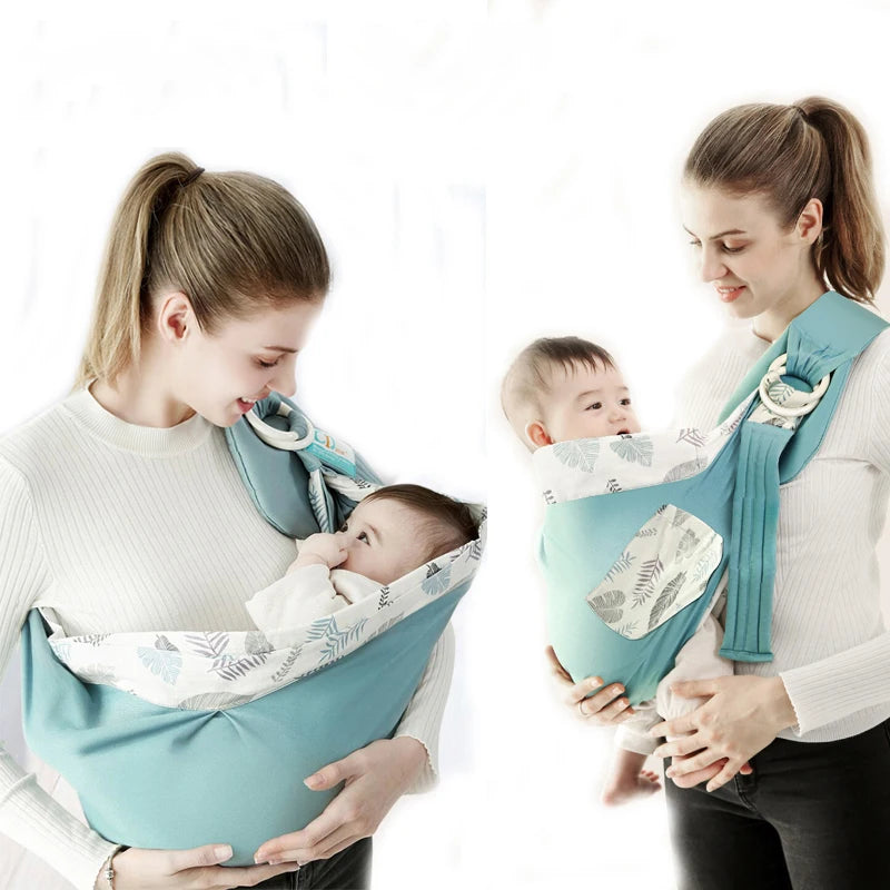 Multi-Position Cotton Baby Carrier – Soft, Supportive & Versatile for Moms and Babies