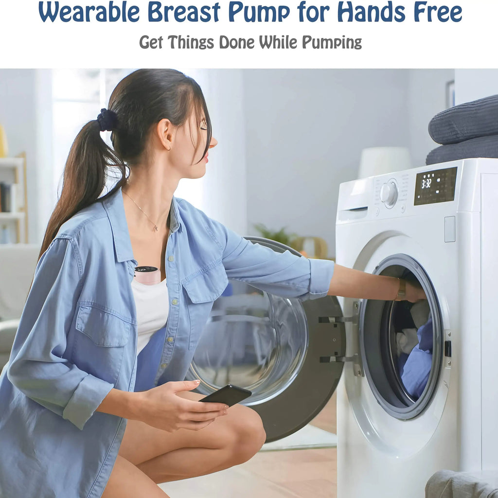 Wearable Electric Breast Pump – Hands-Free, Quiet & Rechargeable Comfort for Moms